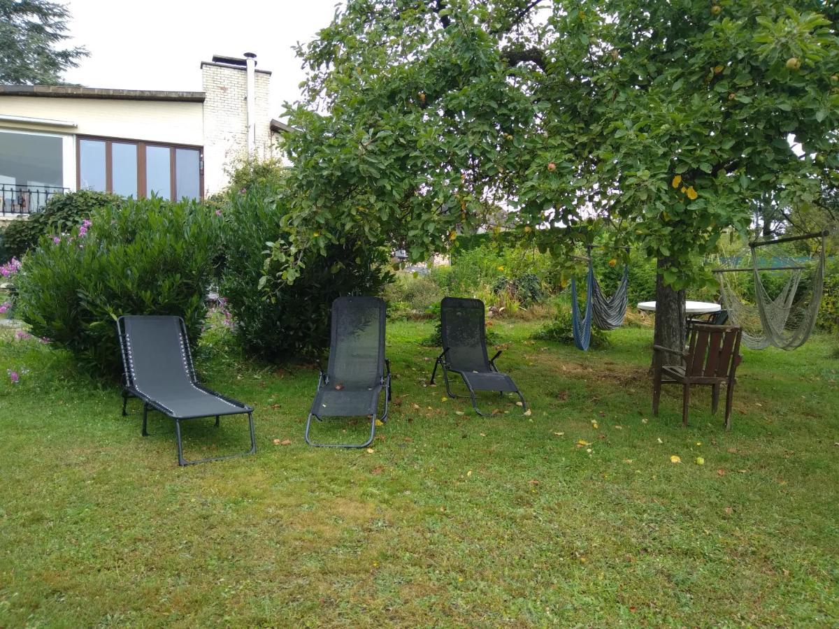 Dinant La Bergeronnette Avec La Chaleur Du Feu De Bois Et Le Jardin Villa Exteriör bild